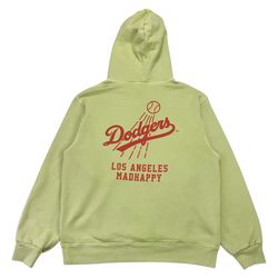 Madhappy LA Dodgers Fleece Hoodie Mens Large L Los Angeles Sweatshirt Pullover