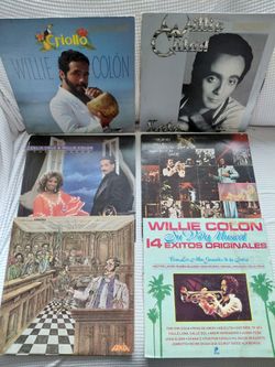 Willie Colon vinyls lot of 6 Solo, Criollo, Su Vida Musical, El Juicio,  Deja Vu