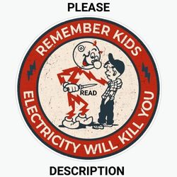 Comedy Joke Electrician Joke Sticker