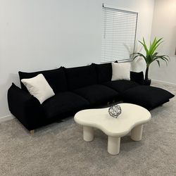 Brand New Modular Cloud Boucle Sectional Sofa Couch
