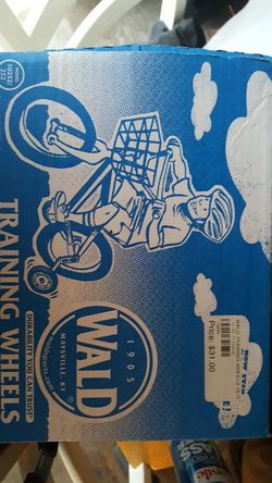 New WALD Training wheels model 10252/252