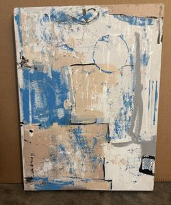 Hand Painted Abstract 18” X 24”