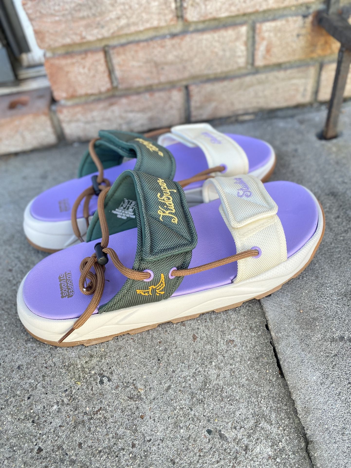 KidSuper Men’s Sandals KidSuper x Suicoke : Moto [Blue/Pink] main image 2