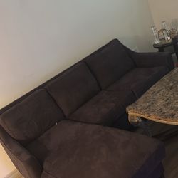 Grey Large Sectional Couch 