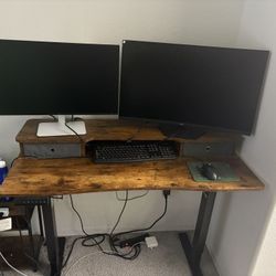 48x24 Electric Standing Desk With Drawers