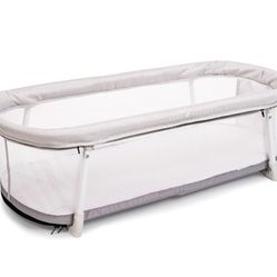 Baby Delight Snuggle Nest Bassinet, Portable Baby Bed, for Infants 0 – 5 Months, Driftwood Grey


