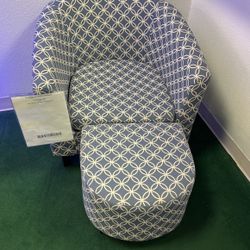 Chair and Ottoman 