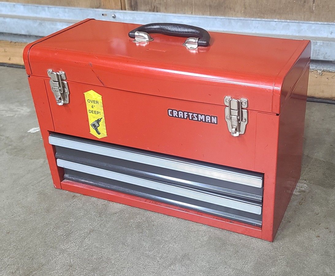 Nice Craftsman 2 Drawer Mechanics Tool Storage Chest Box
