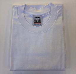 2XL White Heavyweight Pro Club T-shirt