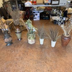 Artificial Plants And Pots 