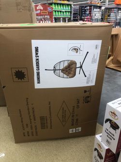 Hanging garden swing