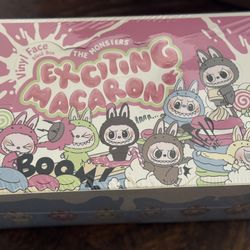 POP MART official  LABUBU THE MONSTERS - Exciting Macaron Vinyl Face Blind Box SET