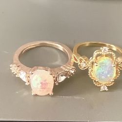 Opal Rings