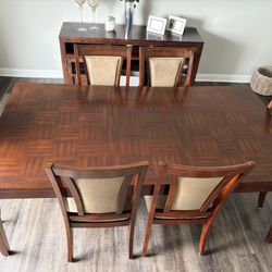 7-Piece Dining Table Set w/ 6 Chairs (OBO)