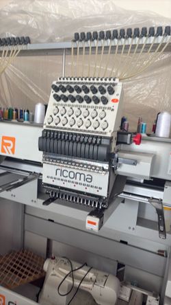 Ricoma 2 head embroidery machine