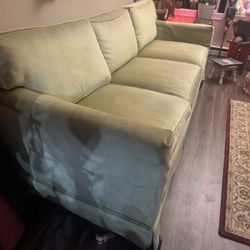 Make an offer Vintage Moss Green Sofa
