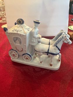 Victorian horse and carriage