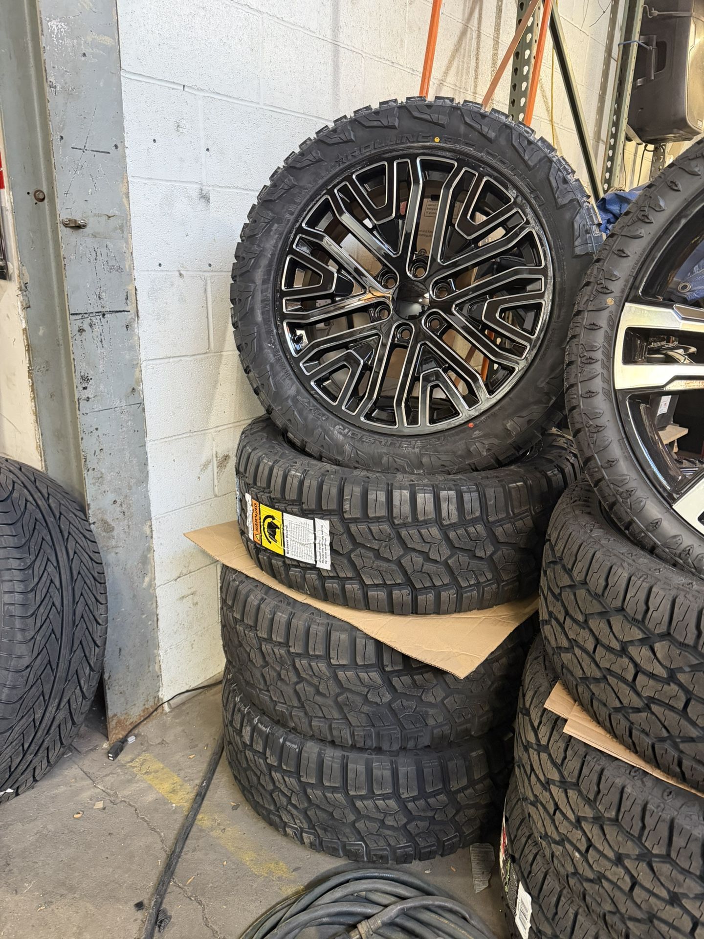 22” Wheels Rims Tires Mounted. Balanced. With Sensors. Ready To Go. 