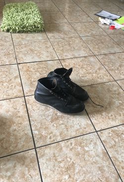 Size 12 red wings boots normal wear and tear