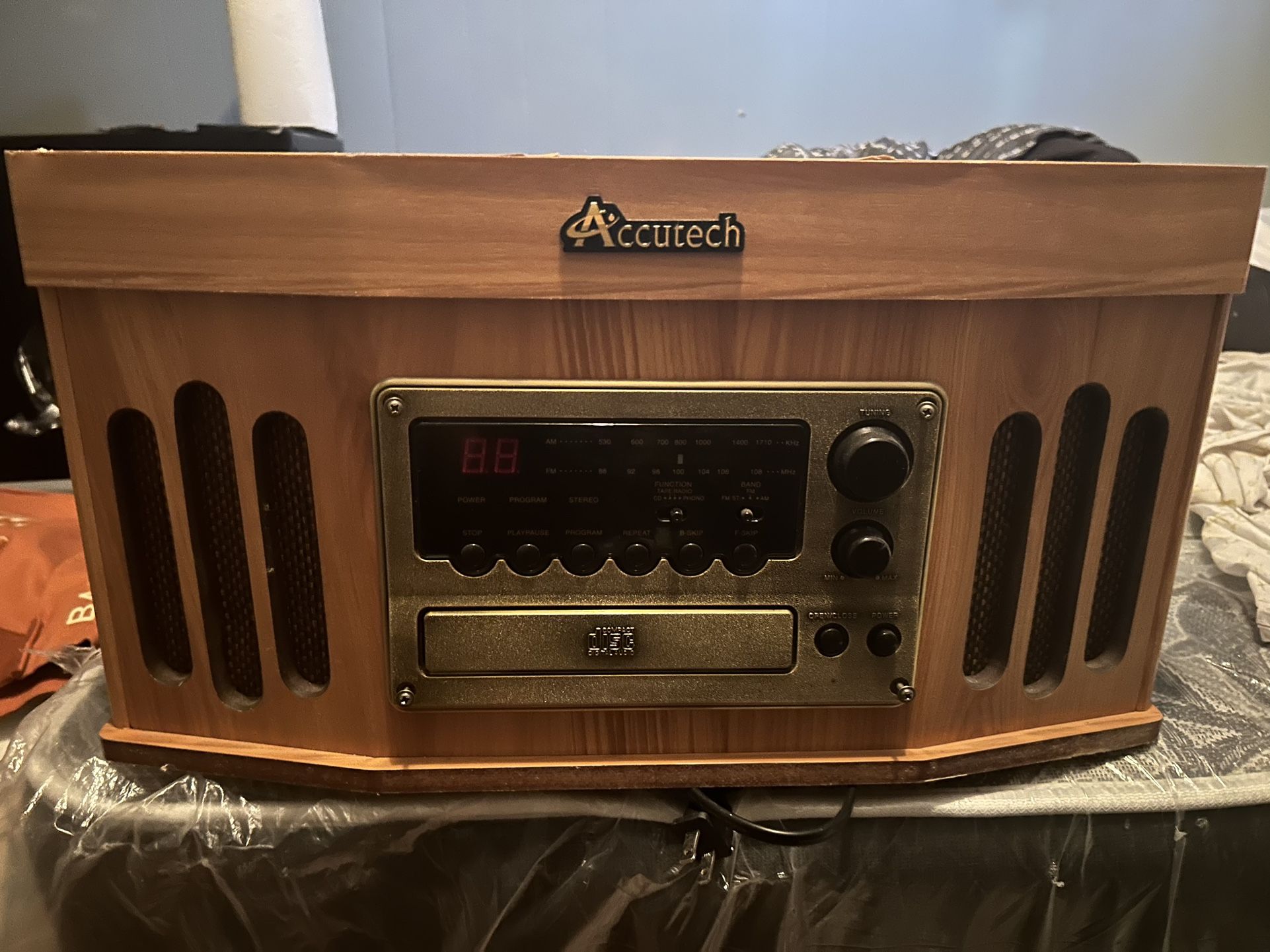 Vintage Accutech Hi-Fi Stereo System