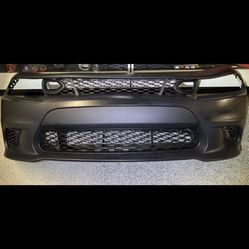Front SRT Scat Pack Bumper Conversion Kit For 15-22 Dodge Charger 392 Hellcat