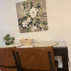 Bar Table and Cantilever Bar Stools