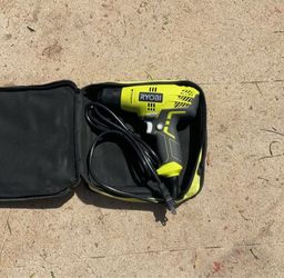 RYOBI 5.5 Amp Corded 3/8 in. Variable Speed Compact Drill/Driver with Bag