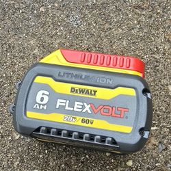DEWALT 6.0 FLEXVOLT 20V/60V MAX Lithium-Ion 6.0Ah Battery Pack Nueva New