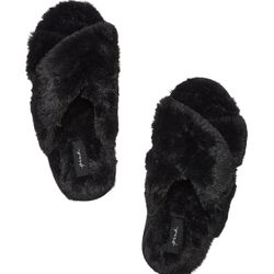 Pink Fur Slippers