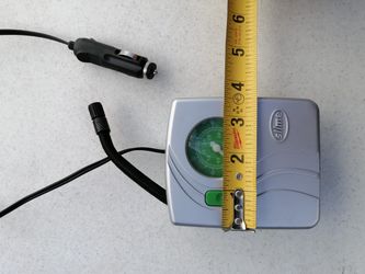 Slime Tiny 4" x 4" Powerful Car Tire Pump with PSI gauge tested works perfect