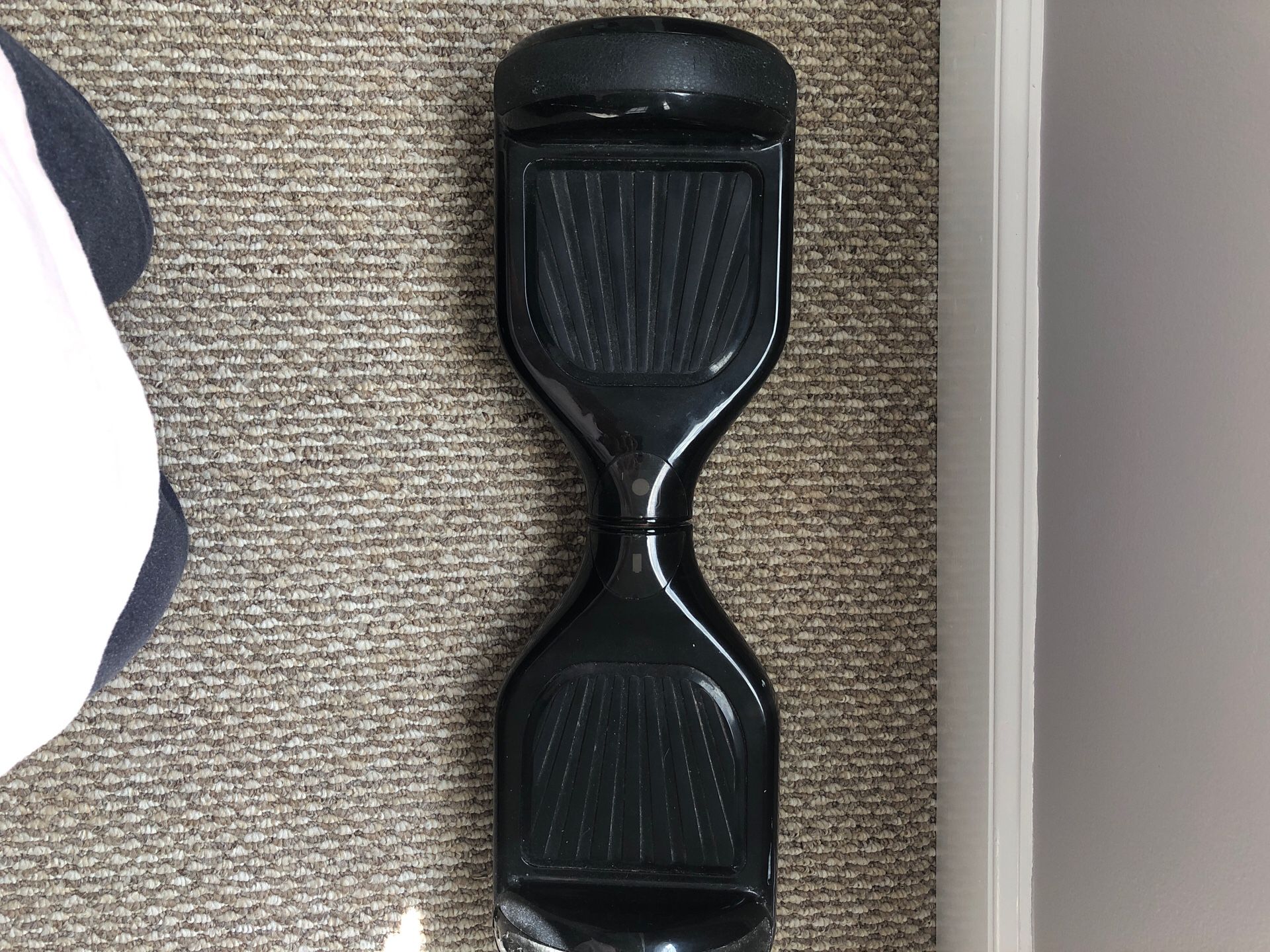 Glossy Black Hoverboard Scratched Up But Perfect Working Condition