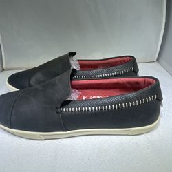 PrrOwned Olukai Alohi Black Loafers Shoes Cap Toe Women’s 7