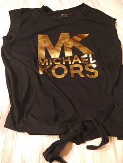 Mk T Shirt Black.