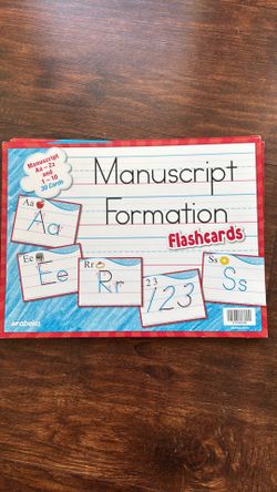 Abeka Manuscript Formation flashcards