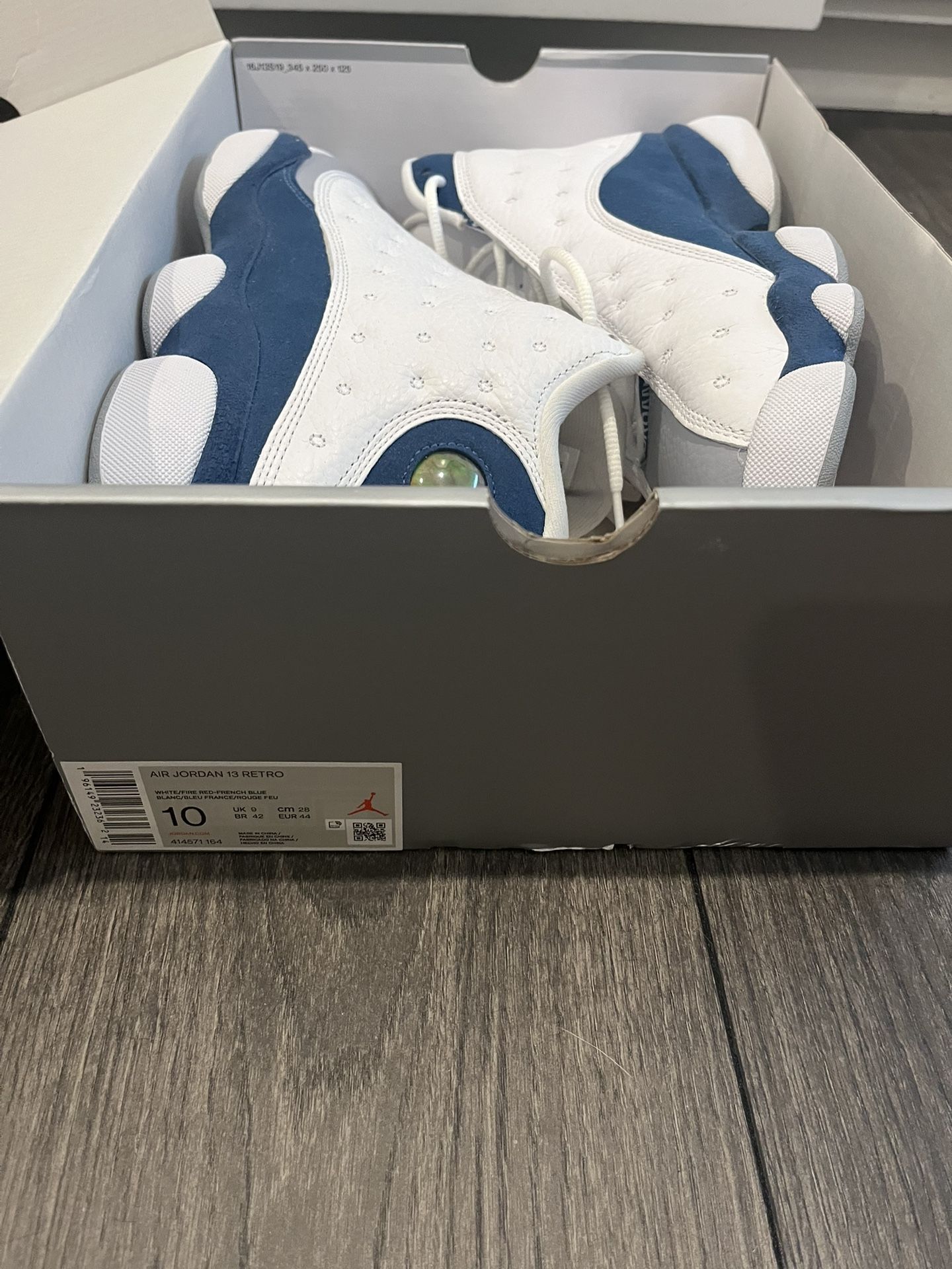 Air Jordan 13 Retro White Fire Red French Blue