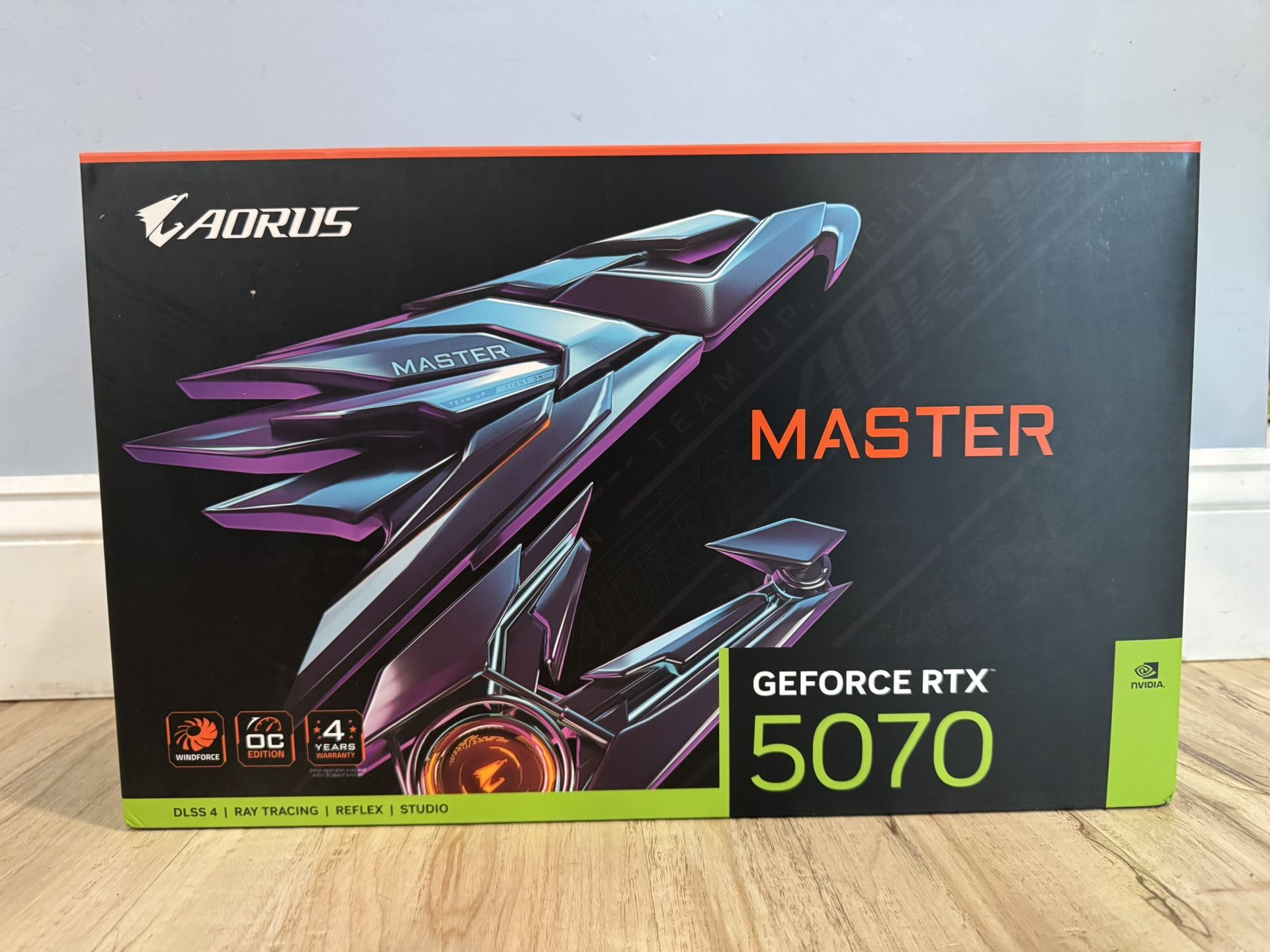 GIGABYTE AORUS GeForce RTX 5070 Master 12G Graphics Card