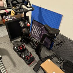 Peloton Bike (1st Gen) + Shoes & Extras 