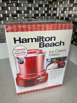 Hamilton beach ice cream maker