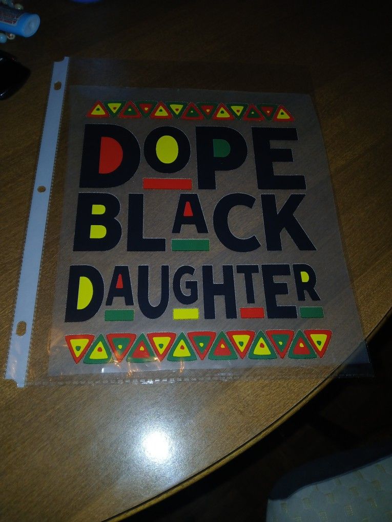 Dope Black Daughter Iron On