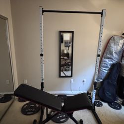 CAP Work Out Rack - Squat Bench Press Pull Up Bar