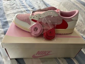 air Jordan 1 retro low og sp Travis Scott sail tropical pink size 13