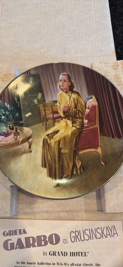 Collect Plate Greta Garbo as Grusinskaya