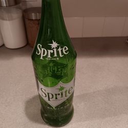 Vintage 1960's Sprite National Park Glass Bottle