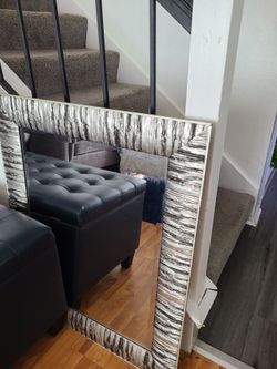 Furniture and mirror.