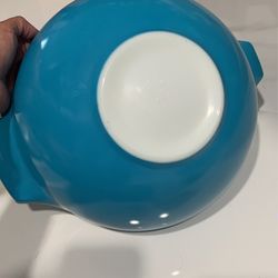 Vtg Pyrex Blue Horizon Cinderella Mixing Bowl 444