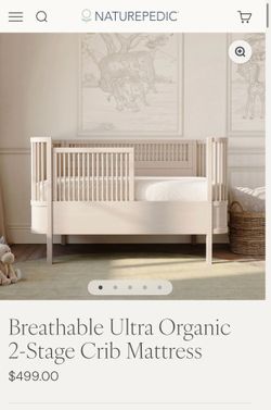 Naturpedic Organic Cotton Crib Mattress
