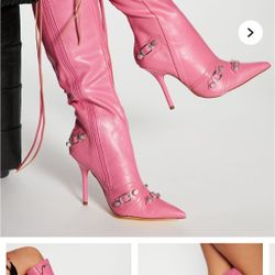 Pink Boots