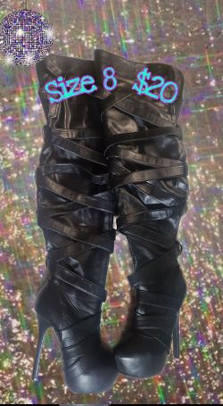 Black Boots Size 8