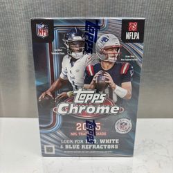 2025 topps chrome football blaster