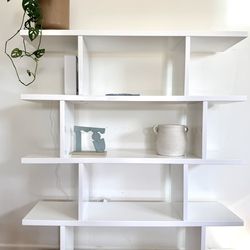 Modern White Book Shelf , Crate & Barrel